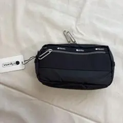 L.Sportsco ブラック ウエストポーチ