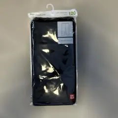 新品未開封　ユニクロ　レギュラーフィットレギンス　ブラック　120