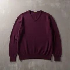 グリーンレーベルリラクシング　カシミヤ100% Vネック　ニット　アローズ