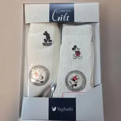 ミッキー刺繍ホワイトソックス セット