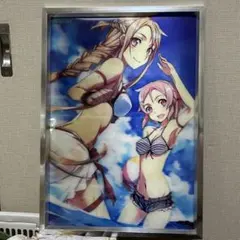 ソードアート・オンライン アスナ リズベット水着ポスター 3D