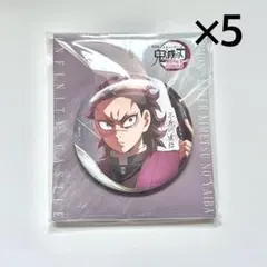 鬼滅の刃 不死川玄弥 飾れる缶バッジ 無限城 5点
