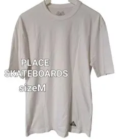 PLACE SKATEBOARDS Tシャツ ホワイト sizeM