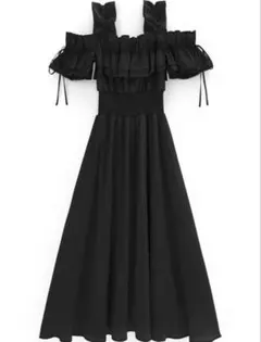 フリルオフショルコルセットワンピース[mb1584]