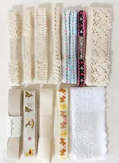 レースリボン レース テープ等 13点セット まとめ売り
