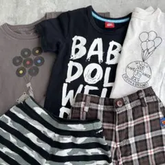 キッズ Tシャツ＆ショートパンツ 5点セット　まとめ売り　110 120のサムネイル