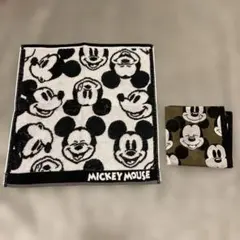 [新品未使用] ミッキーマウス ウォッシュタオル ハンカチ