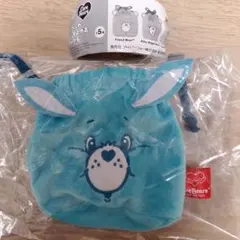 Care Bears ケアベア　ふわふわフェイス巾着