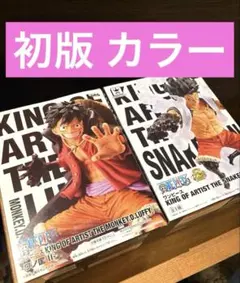 【初版 未開封】ワンピース ワノ国Ⅱ & スネイクマン ルフィ フィギュアセットのサムネイル