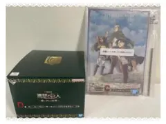 進撃の巨人 一番くじ 壁の外の世界 C賞 アクリルボード D賞 ティーカップ