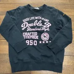Double.B トレーナー 130サイズ ダークグレー