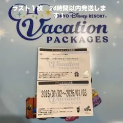 東京ディズニーランド・シー バケーションパッケージ　特典フリードリンク券１枚