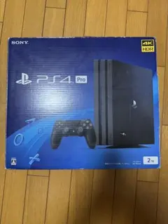 PS4 Pro 2TB 本体 箱　説明書付き　ブラック