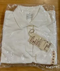 【新品】無印良品　半袖ポロシャツ M ホワイト　コットン