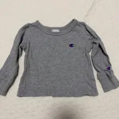 Champion グレー 長袖Tシャツ 90サイズ