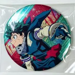 ヒロアカ 10周年スペシャルビジュアル グリッター箔押し缶バッジ 緑谷