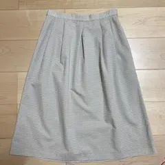 マッキントッシュフィロソフィー　膝丈水玉ドットスカート　36