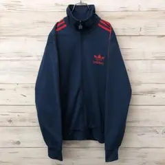 adidas 美品 アディダスオリジナルス トラックジャケット 紺赤 105