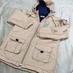 MIKI HOUSE ミキハウス130 ベージュ 中綿ダウンコート