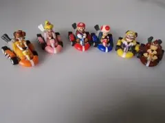 マリオカート キャラクター　ミニカー　6体セット　プルバックミニカー　フィギュア