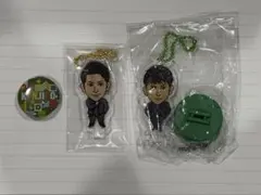 3代目 山下健二郎 キーホルダー 缶バッジ