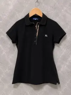 Burberry Blue Label ポロシャツ ネイビー ノバチェック M - メルカリ