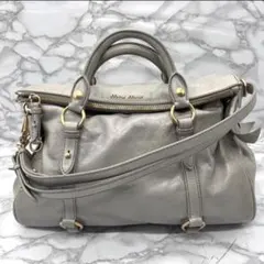 miu miu ✨ vitello lux Bag Mughetto