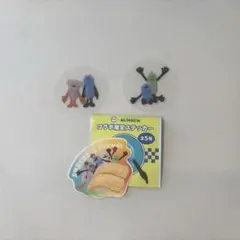 パペットスンスン スシロー コラボ 限定 クリアピック 2点 ステッカー1点