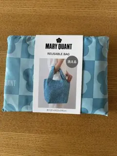 MARY QUANT リユーザブルバッグ 水色