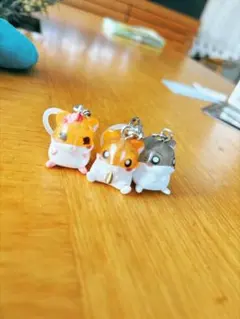 ハムスター倶楽部　めじるし キーホルダー 3点セット