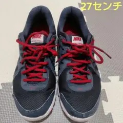 【即日発送】NIKE REVOLUTION 2 ダークグレー/レッド　27センチ