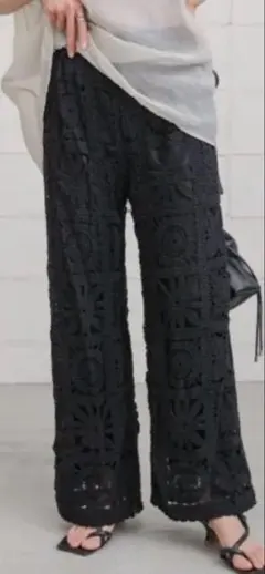 Bab クロシェニットパンツ