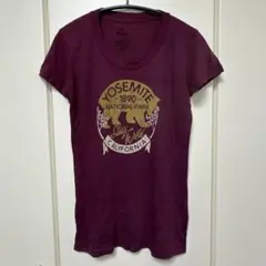 アルチザン Tシャツ クルーネック 半袖 プリント S 紫 レーヨン デイリーのサムネイル