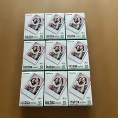 instax mini チェキフィルム 9箱　90枚