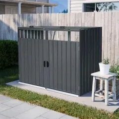 3281 ゴミ箱 屋外 ゴミステーション 大きい ステンレス カラス除け