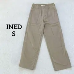 イネド　ベイカーパンツ　 Sサイズ　ベージュ　７号　チノパン　ストレート　綿