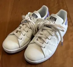 STAN SMITH/スタンスミス/adidas/ホワイト×パープル 22cm
