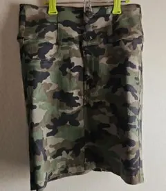 迷彩柄タイトスカート　縦45cm