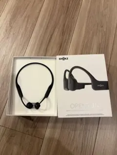 Shokz OpenRun 骨伝導イヤホン ブラック 美品 ほぼ未使用　S803