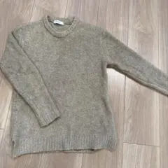 INHERIT ベージュ ニットセーター