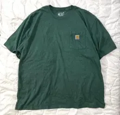 Carhartt カーハート ポケットTシャツ グリーン 2XL