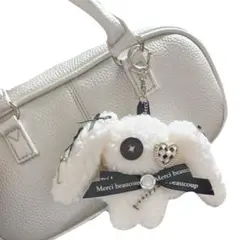 【ハンドメイド】ぬいぐるみ サブカル 白黒 Y2K 地雷系 量産系 キーホルダー