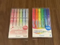 【新品】FRIXION LIGHT 蛍光ペン 6本セット2種類
