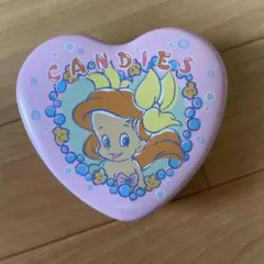 ディズニープリンセス ハート型缶　アリエル