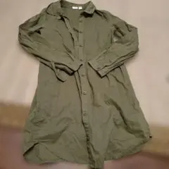 GAP KIDS ボタン付きシャツワンピース M (8-9歳)