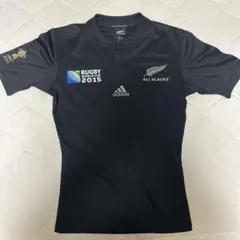 ALL BLACKS ラガーシャツ XS