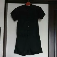 ブラック オーバーオール