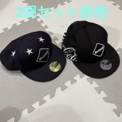 【Bristolキャップ2個セット】ブラックCoca-Colaとネイビー