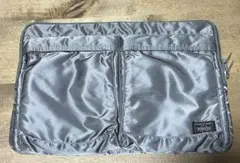 【レア】PORTER グレー /ドキュメントケース・クラッチバッグ