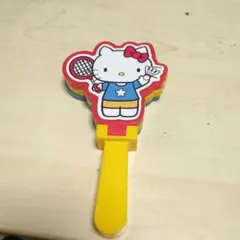 ハローキティ テニス部 ストラップ　　激レア！ 送料無料)キティちゃん テニス部 ストラップ A08547